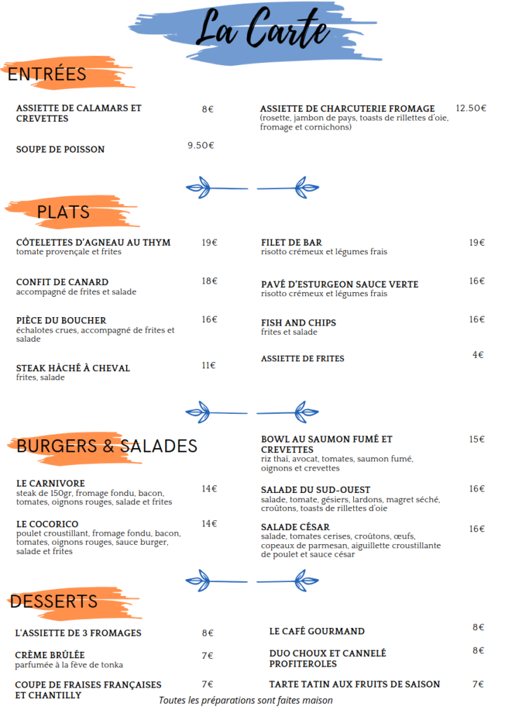 La carte du Relais de l'Estuaire 2025